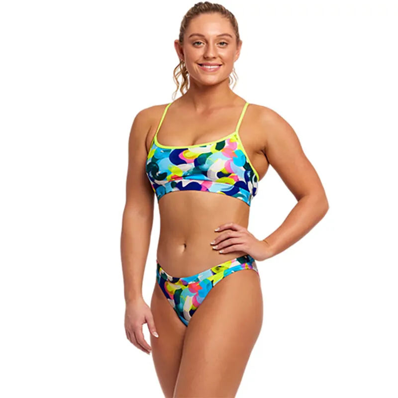 Funkita Ladies Swim Crop Top Brush It Off-4